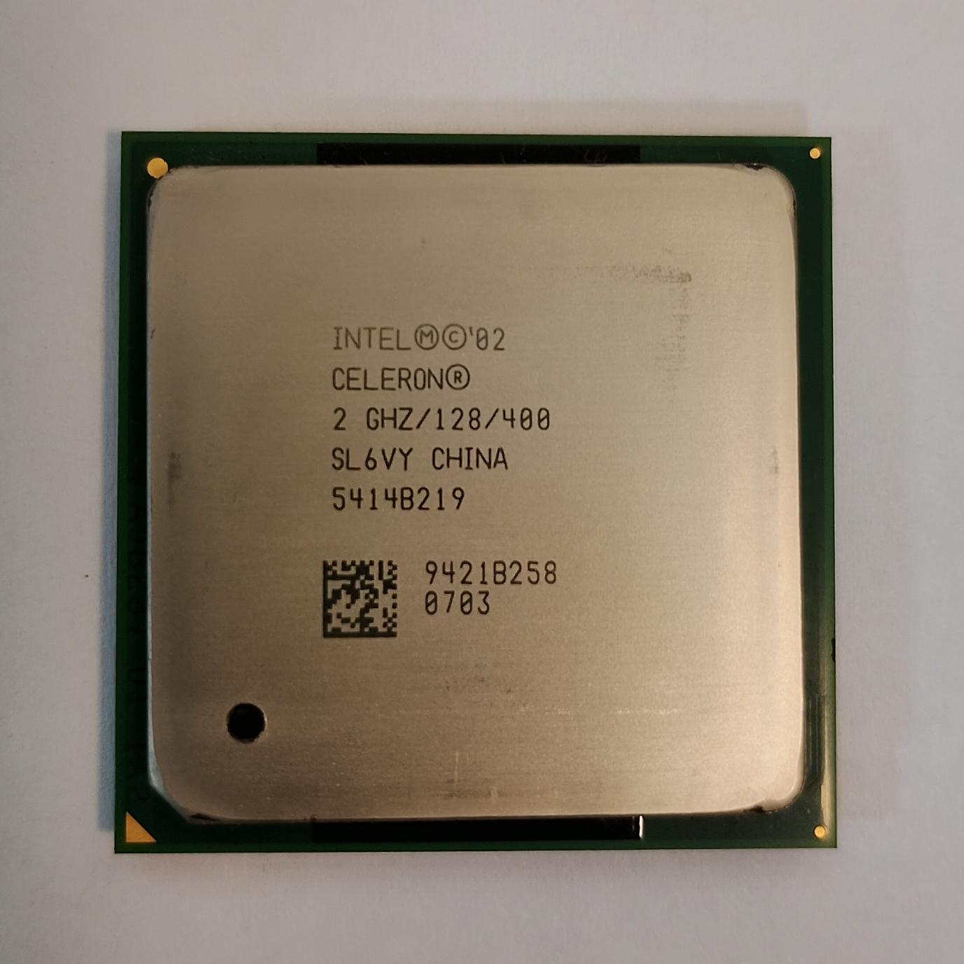 پردازنده اینتل سلرون sl6vy 2GHZ