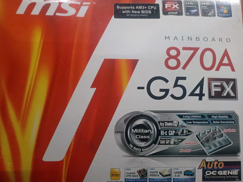 باندل Msi 870A - G54 fx پردازنده Fx 4100  رم 32