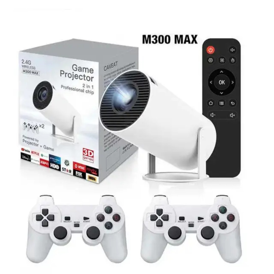 پروژکتور گیم m300 max با کنسول بازی