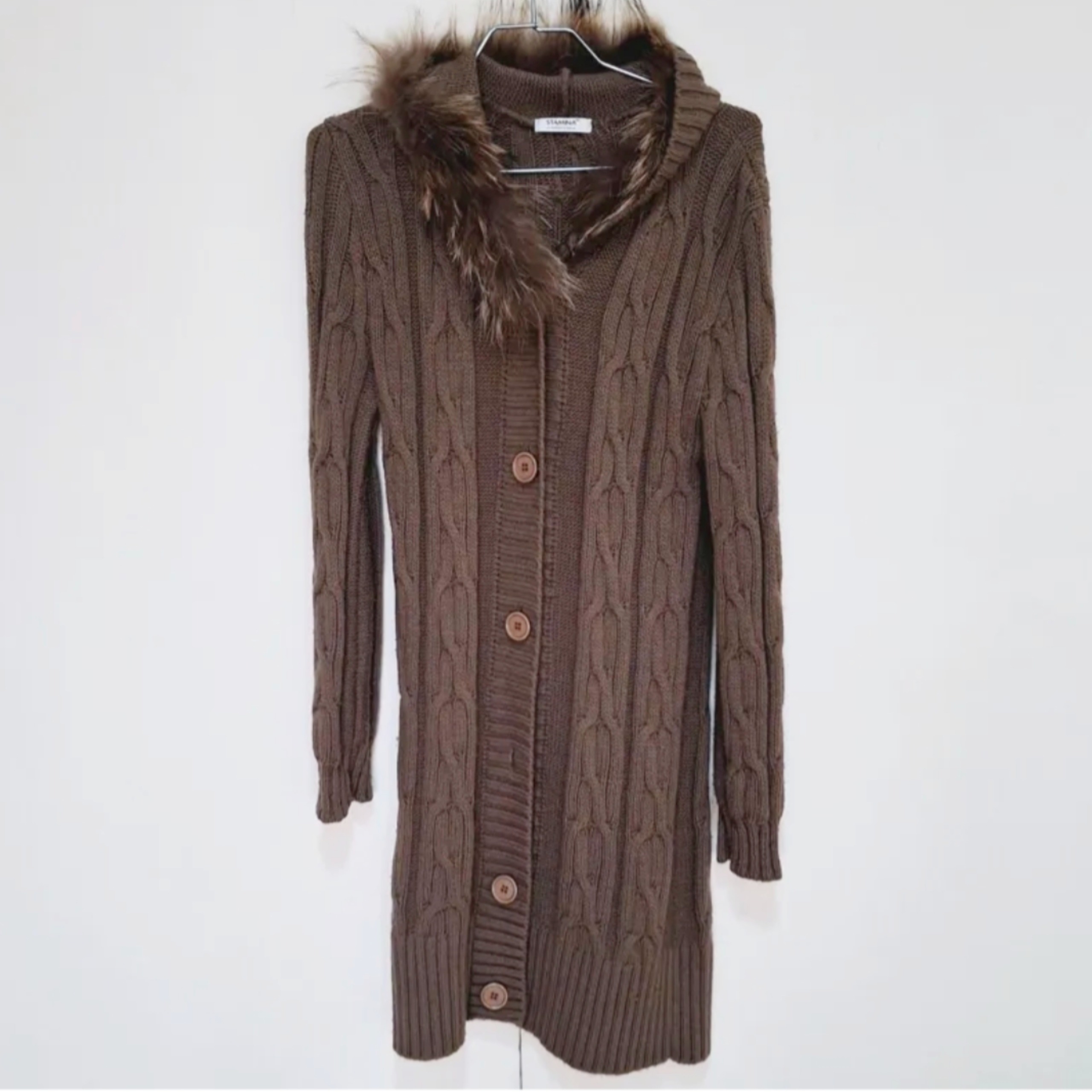 مانتو بافت شکلاتی تمیز