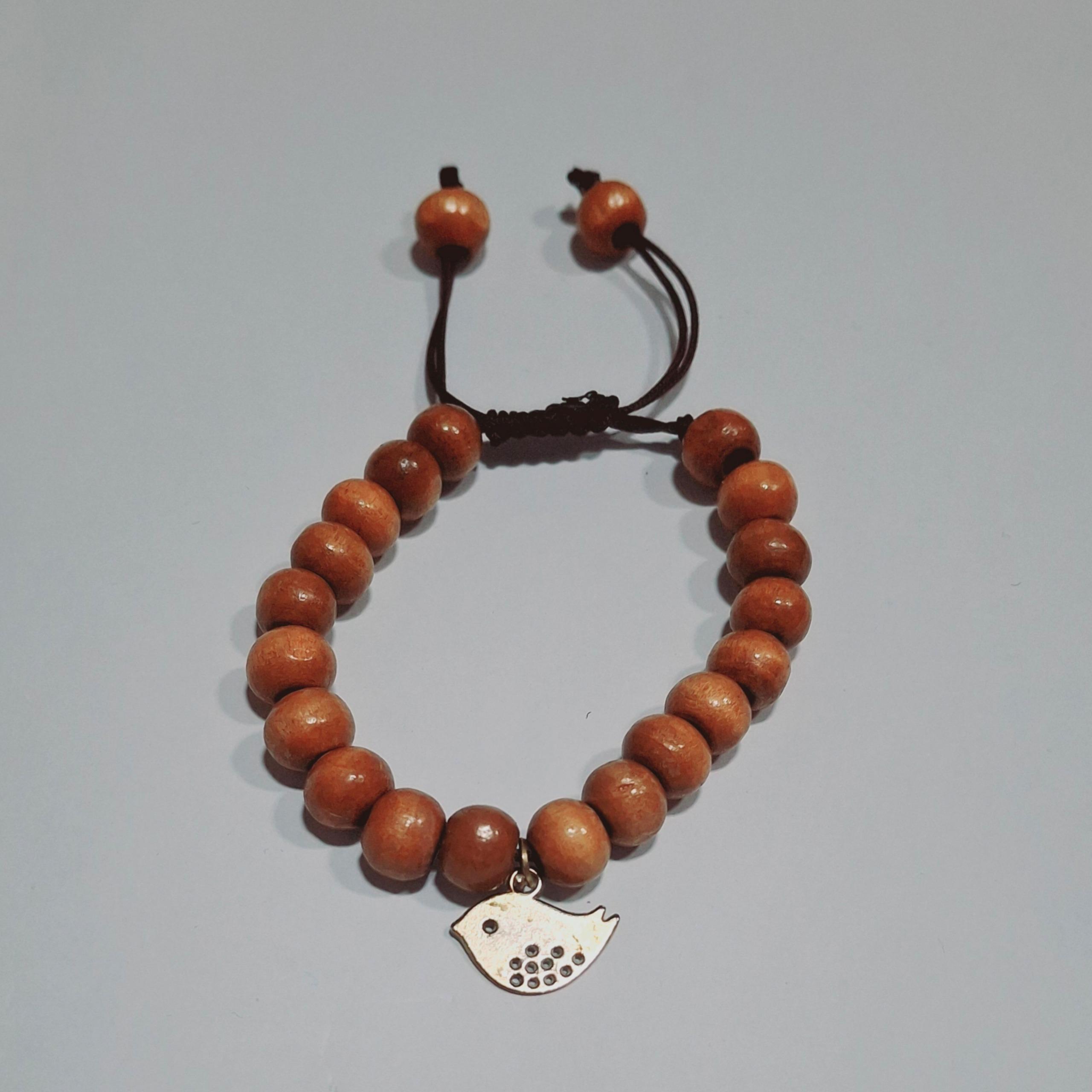 دستبند چوبی مرغ آمین