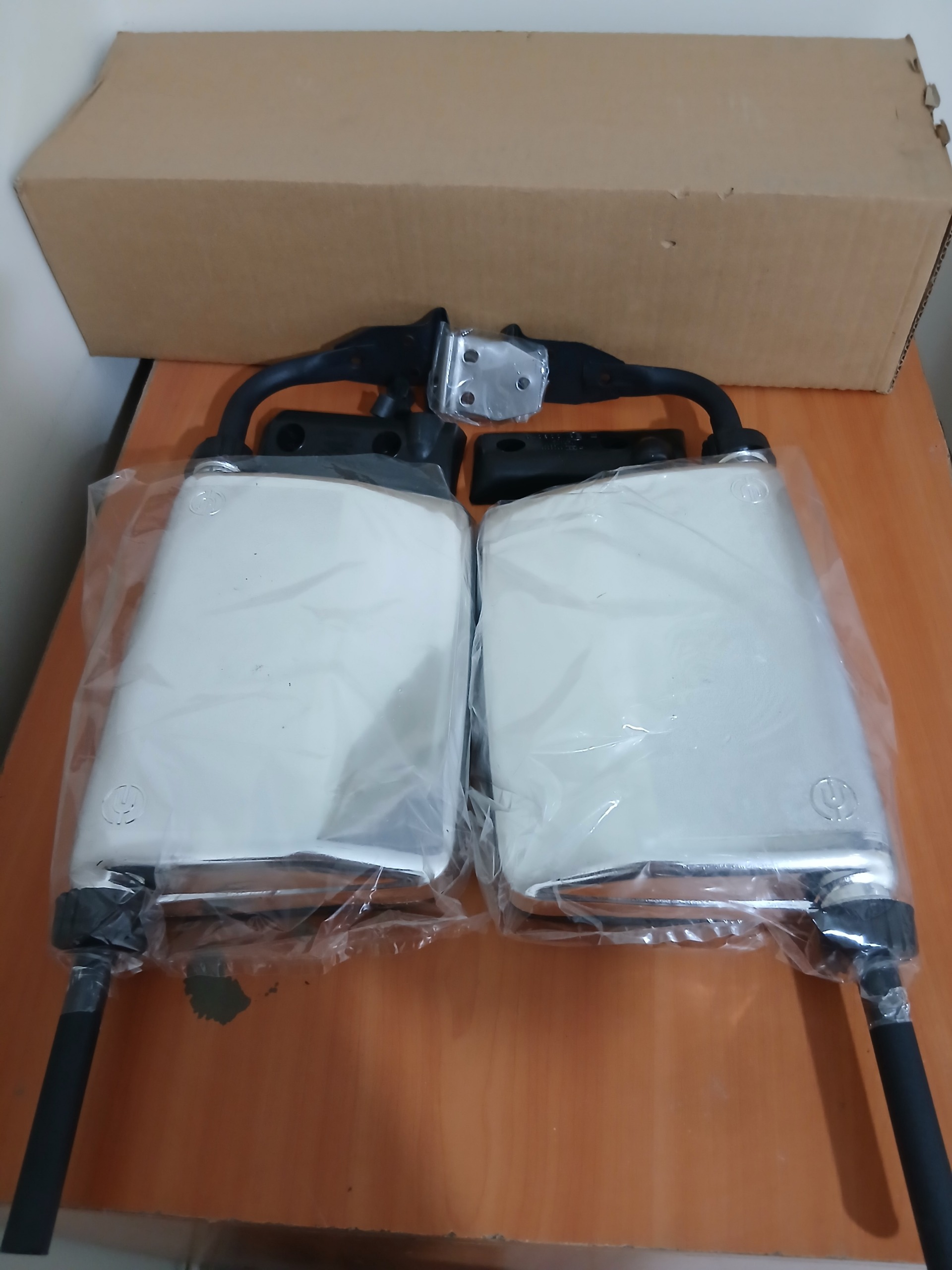 آینه بغل نیسان اتاق قدیم جفت پشت استیل کامل