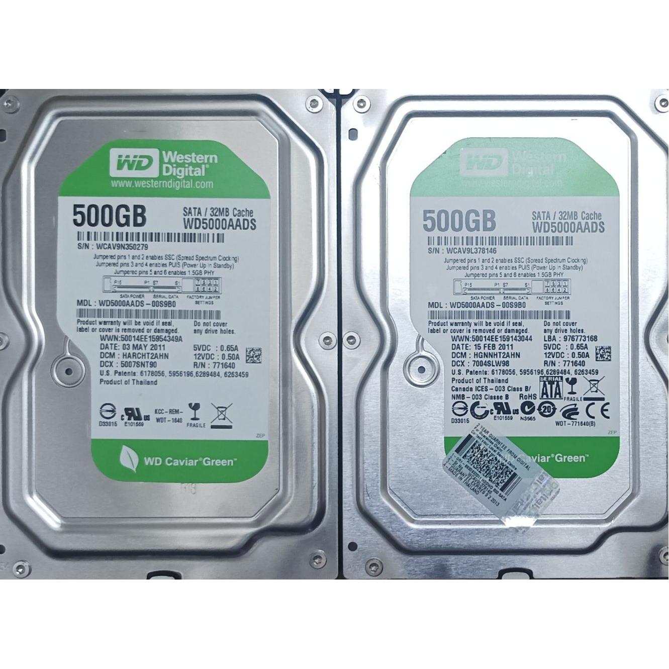 پک 2 عددی هارد 500GB western