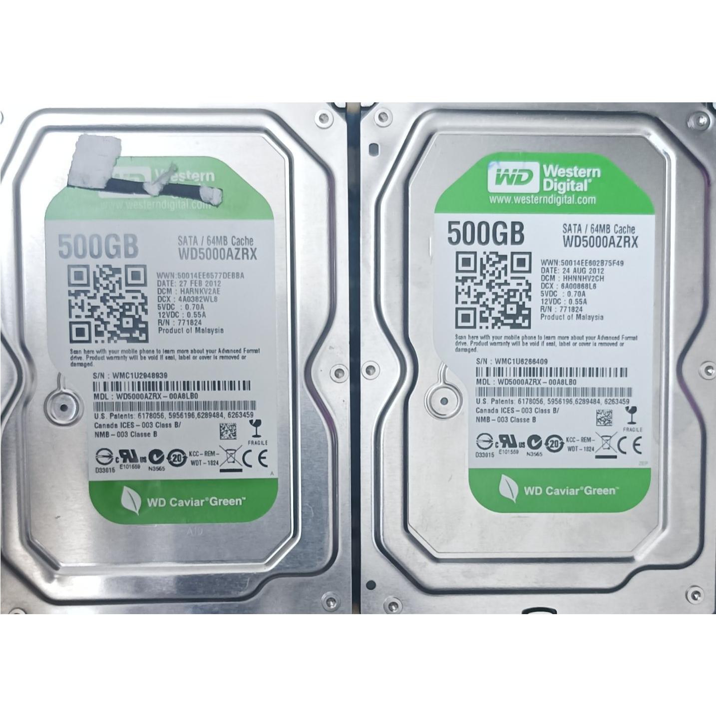 پک 2 عددی هارد 500GB western