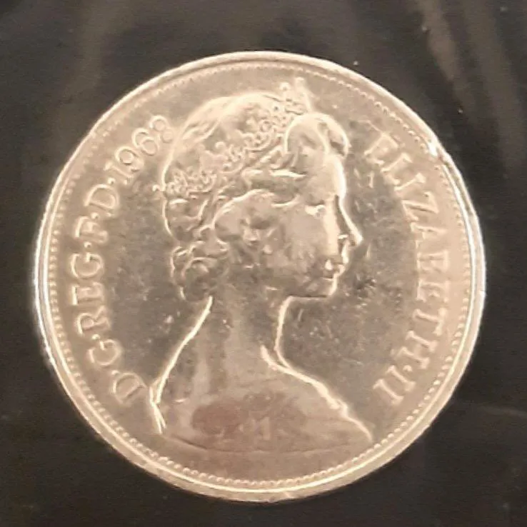 سکه 10 پنی انگلستان 1968