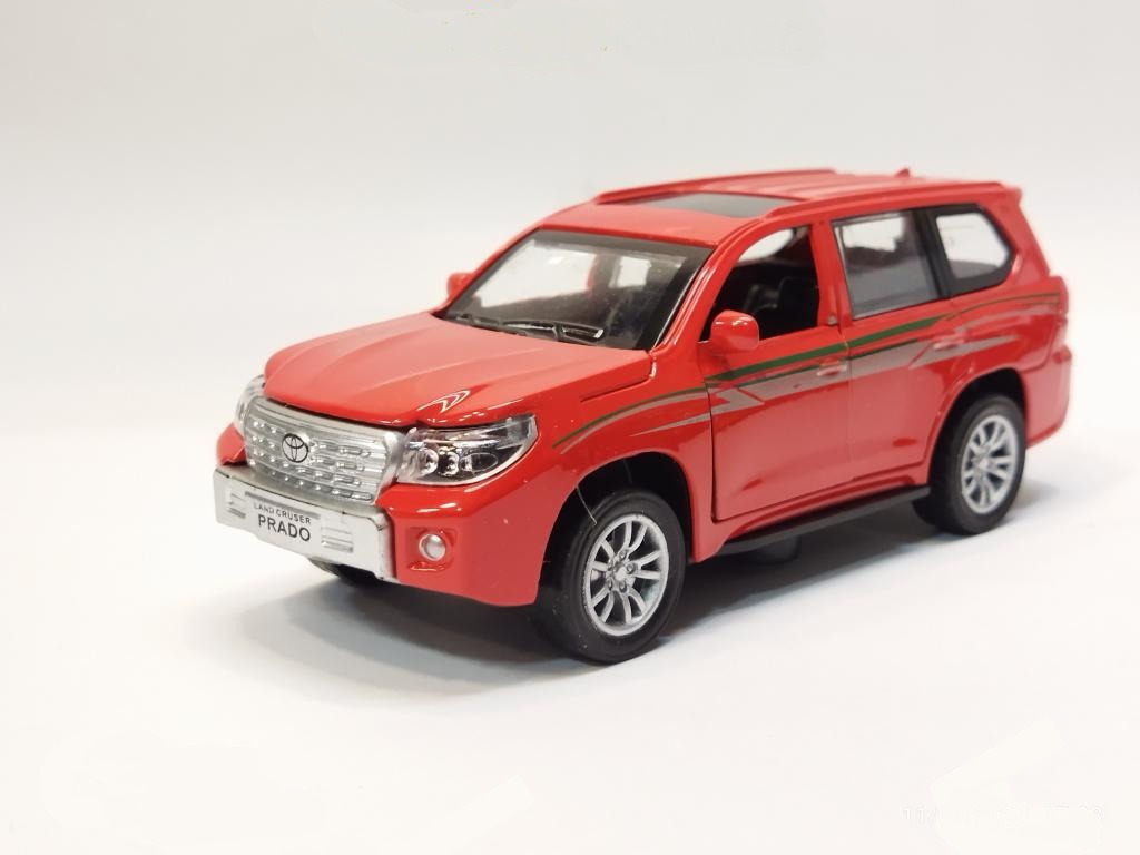 ماشین فلزی تویوتا لندکروزر پرادو چراغدار _موزیکال