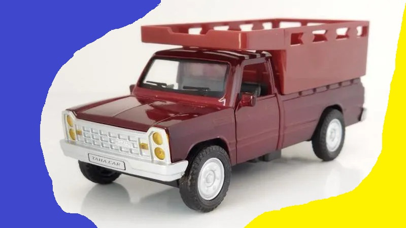 ماکت فلزی وانت نیسان اسپرت _ عقب کش