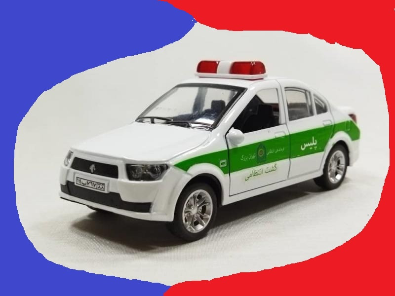 ماکت فلزی دنا پلیس گشت انتظامی _موزیکال و چراغدار