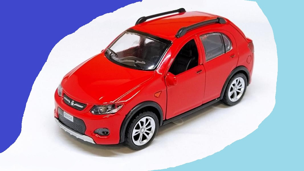 ماکت فلزی ماشین کوییک _موزیکال ،چراغدار B