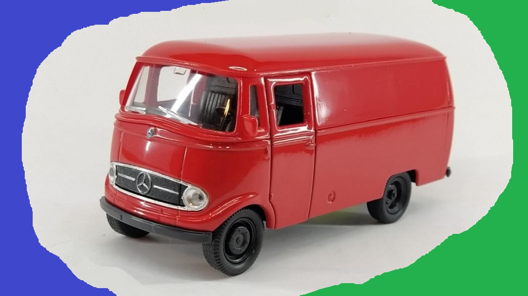 ماشین فلزی مینی بوس مرسدس بنز L319 مدل 1955 ویلی