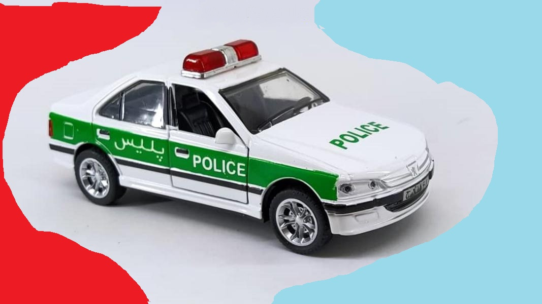 ماشین فلزی پرشیا پلیس نیروی انتظامی