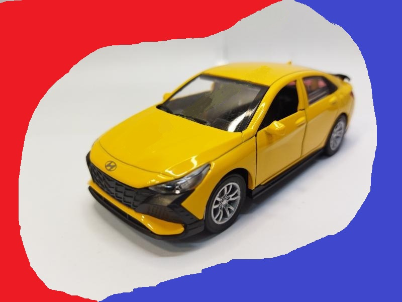 ماکت فلزی ماشین هیوندا النترا چراغدار و موزیکال