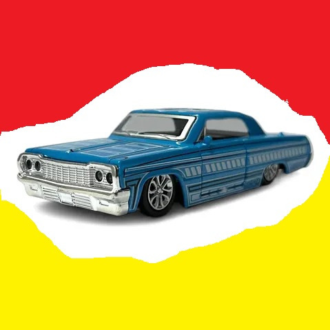 ماشین فلزی شورلت ایمپالا 1964 چراغدار و موزیکال B