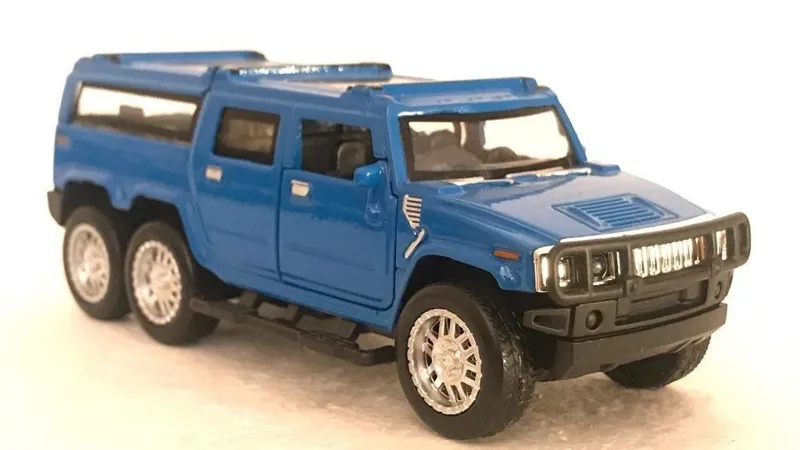 ماکت فلزی هامر 6 چرخ موزیکال ، چراغدار