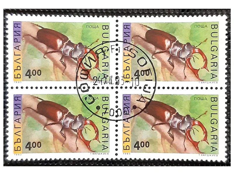 بلوک تمبر حشرات بلغارستان