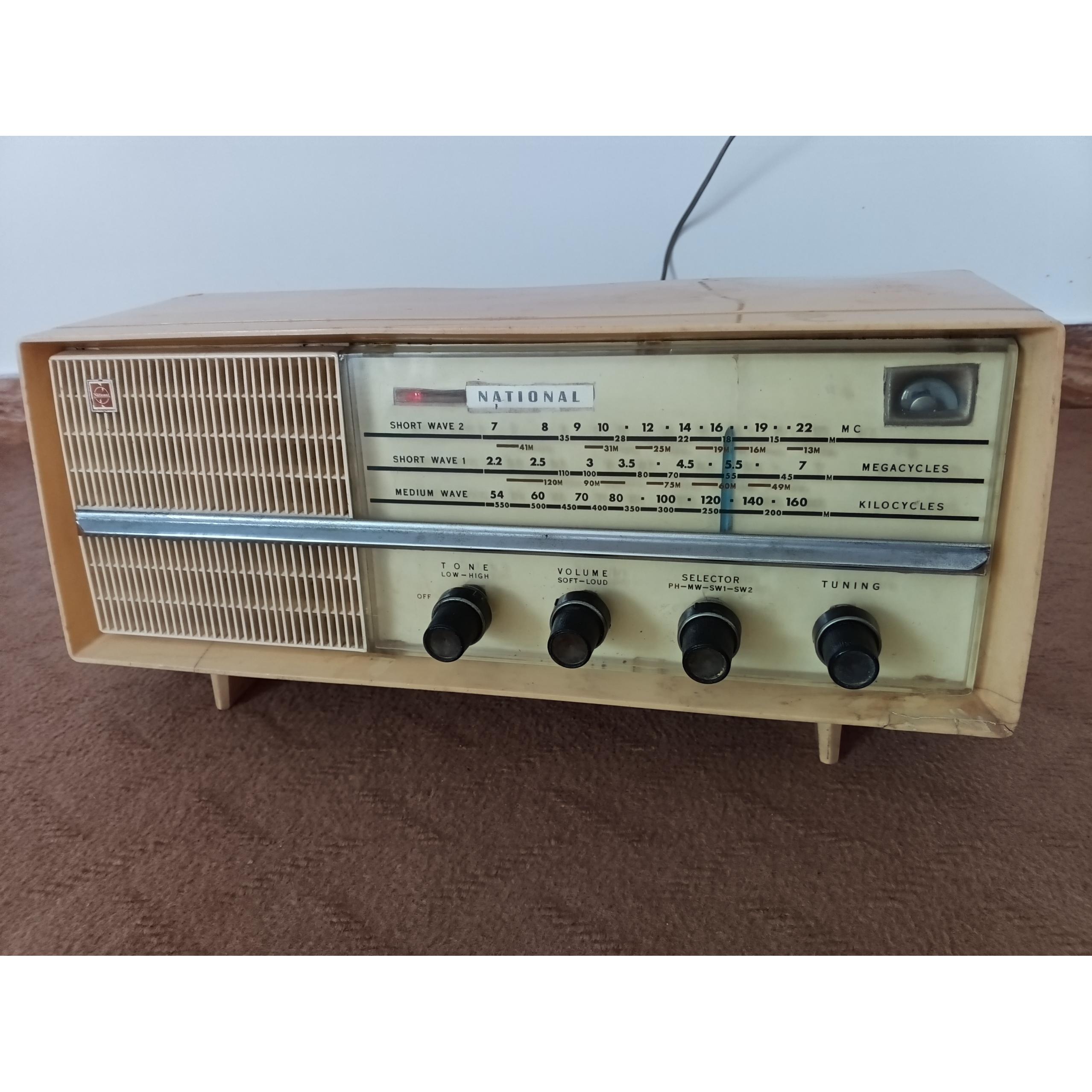 رادیو لامپی ناسیونال ژاپنی ، 3 موج ، توضیح دارد