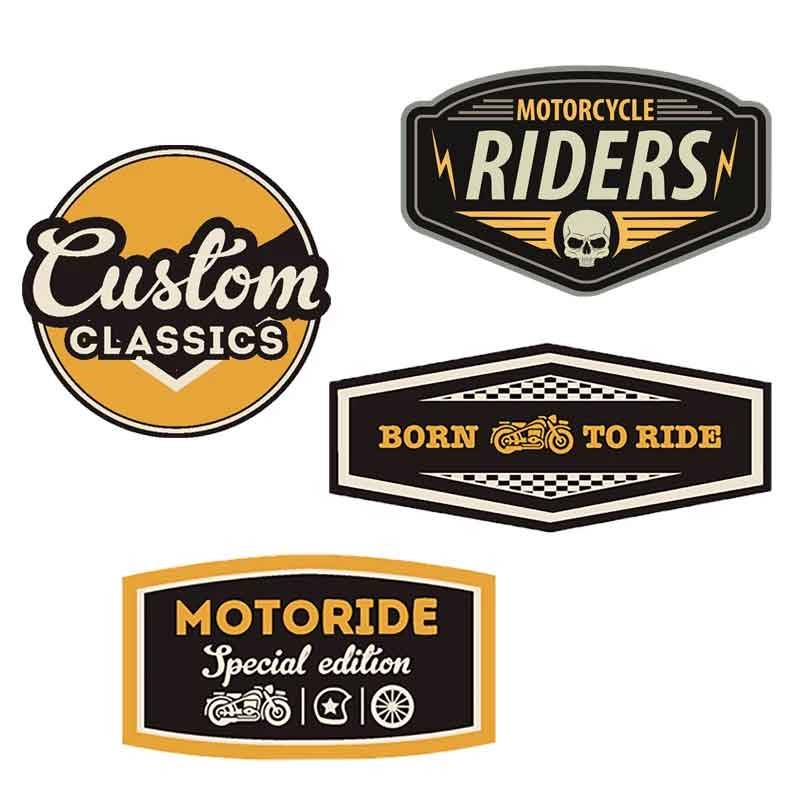 برچسب موتورسیکلت طرحmotorcycleکدsm0063مجموعه4عددی