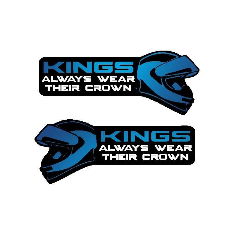 برچسب موتورسیکلت طرح king کد sm0052b