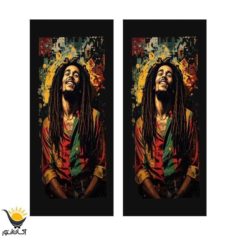 برچسب خودرو طرح مردکدBS096 مناسب ستون