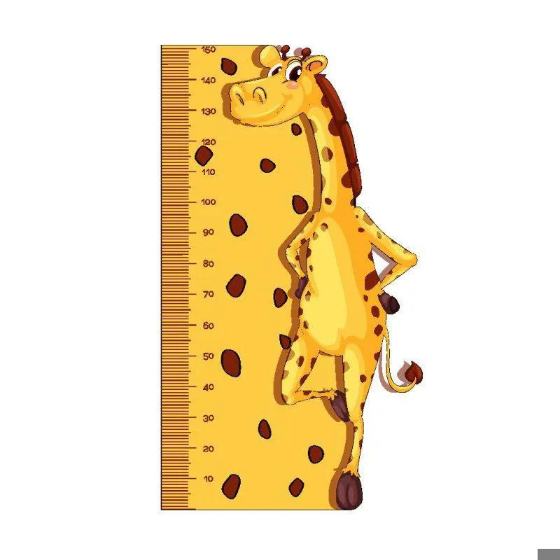 استیکر اندازه گیری قد رایسان طرح زرافه کد SQ001