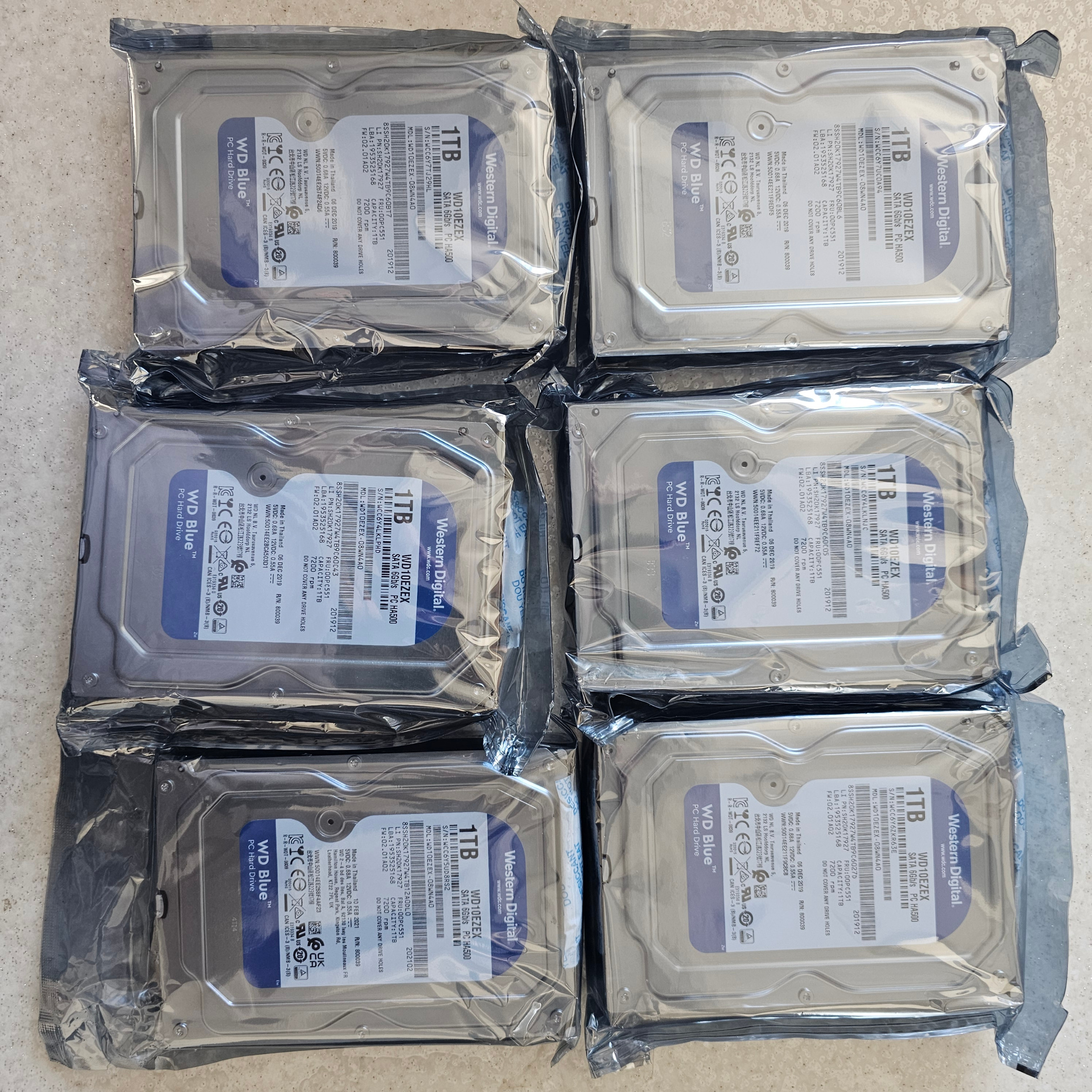 هارد دیسک اینترنال مدل WD BLUE ظرفیت 1ترا بایت
