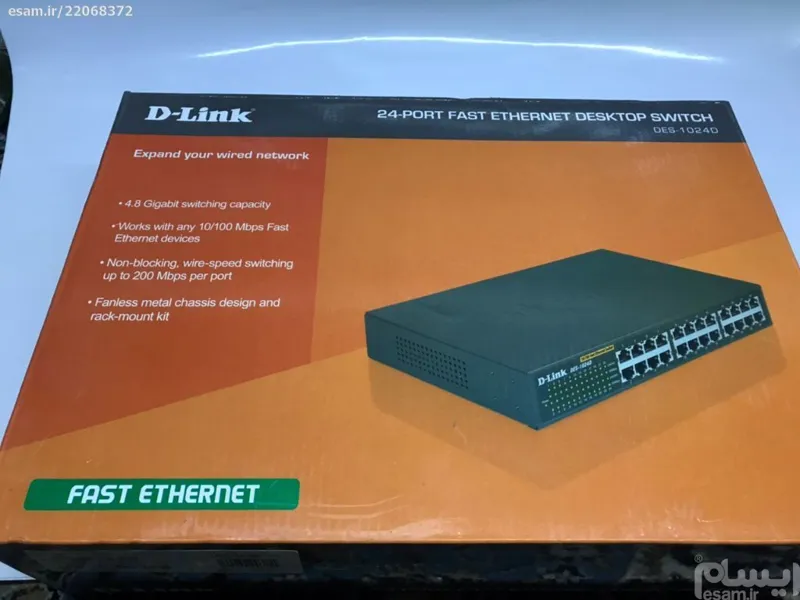 سوییچ 24 پورت دی-لینک مدل DES-1024D