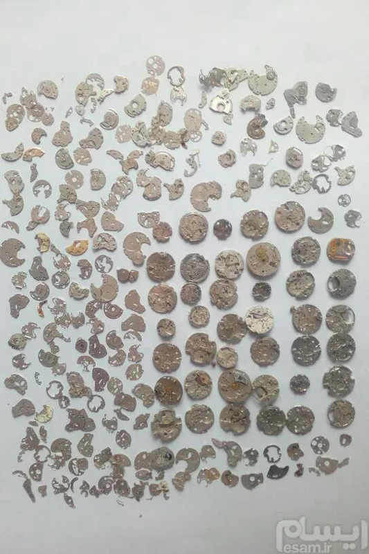شاسی و قطعات اوراقی ساعت مچی (کد - 1075)