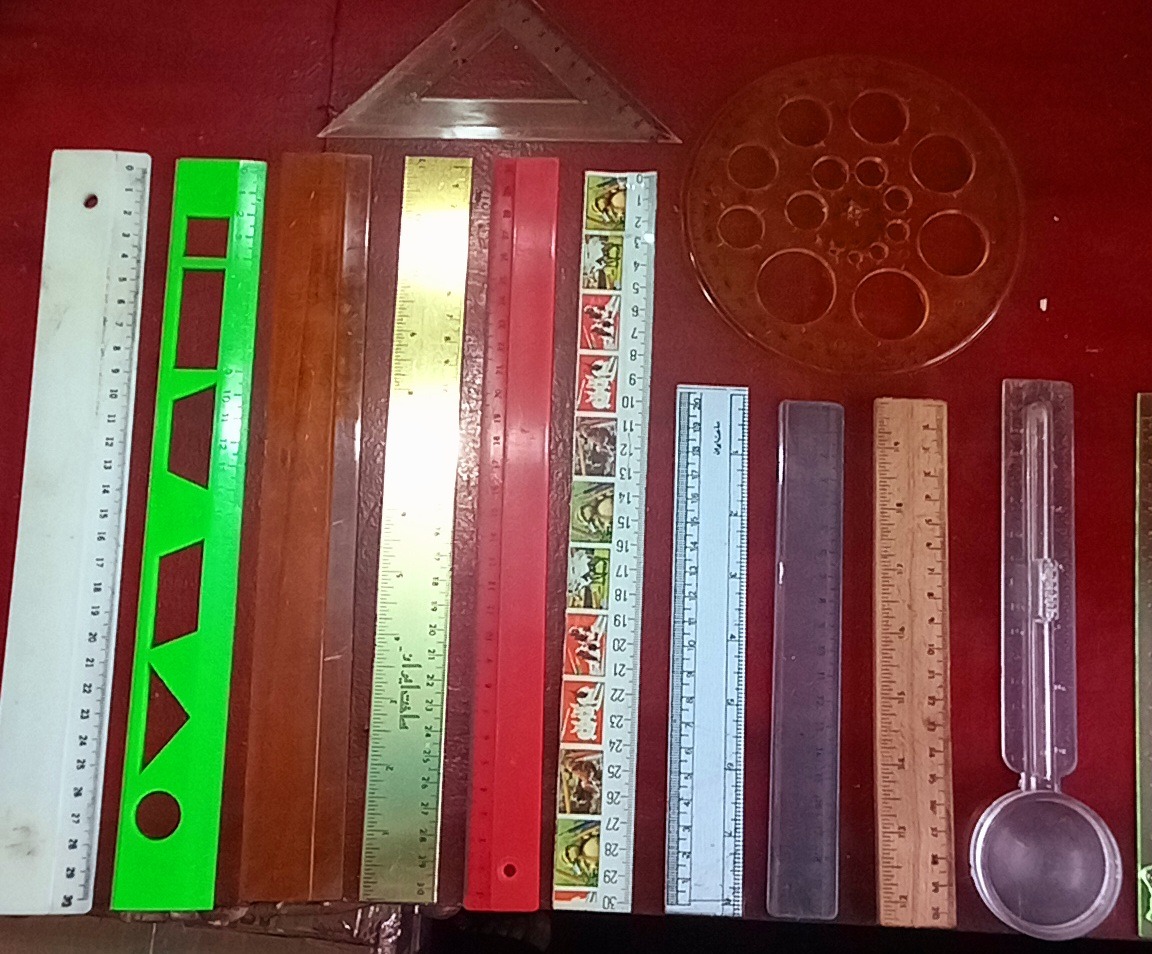 12عدد خطکش دهه 60