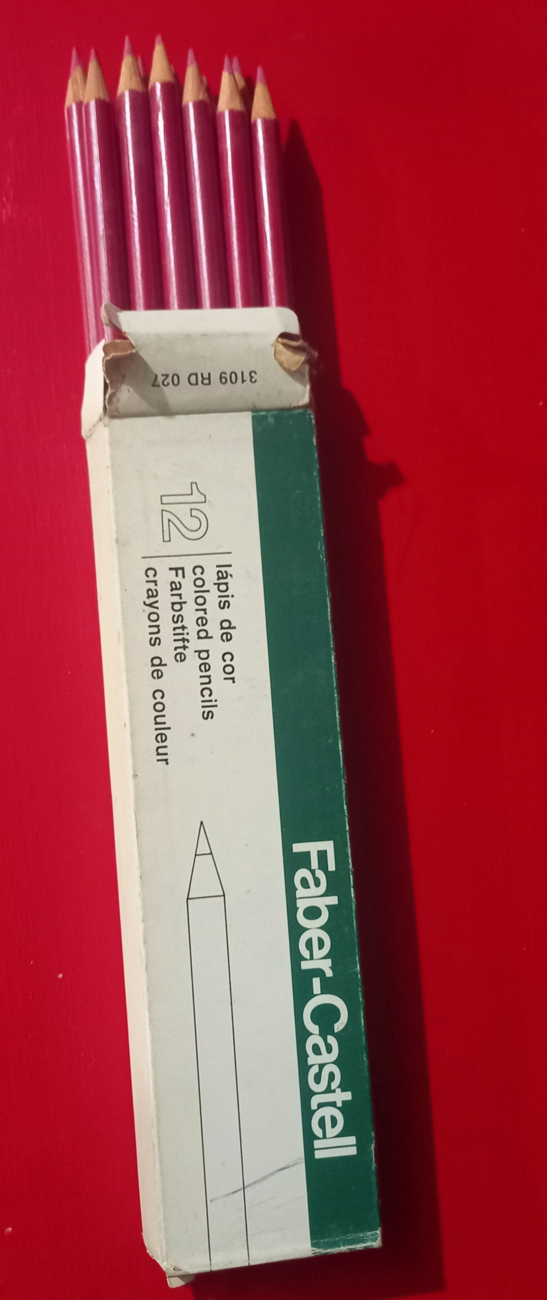 یک بسته مداد قرمز فابر کاستل (اصل) نوستالژیک