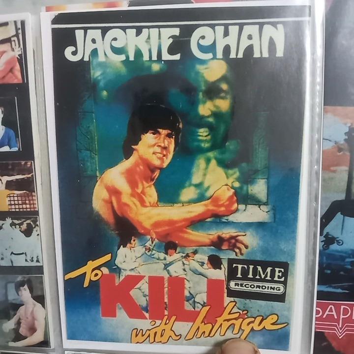 عکس قدیمی  تبلیغاتی فیلم جکی جان پشت سفید