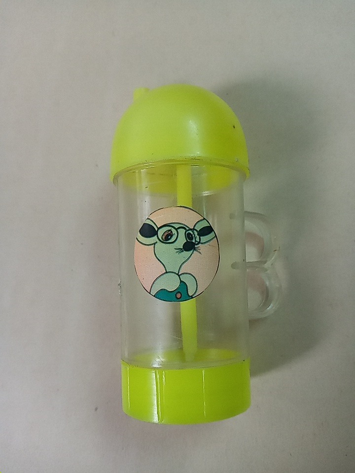 لیوان ذره بین دار قدیمی آنتیک دهه 60 و 70