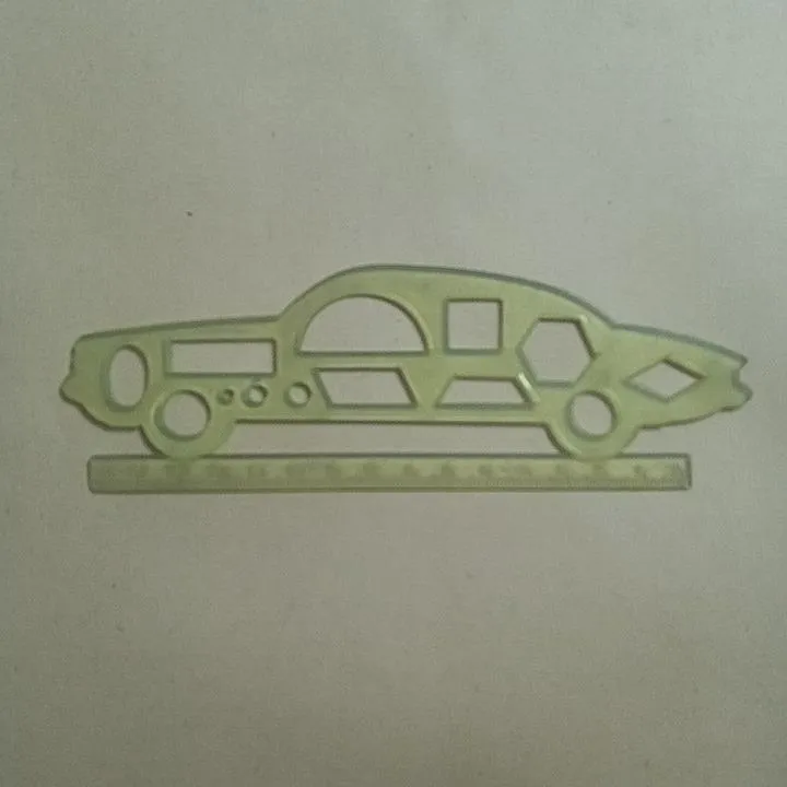 خطکش شابلوندار 15 سانتی دهه شصتی