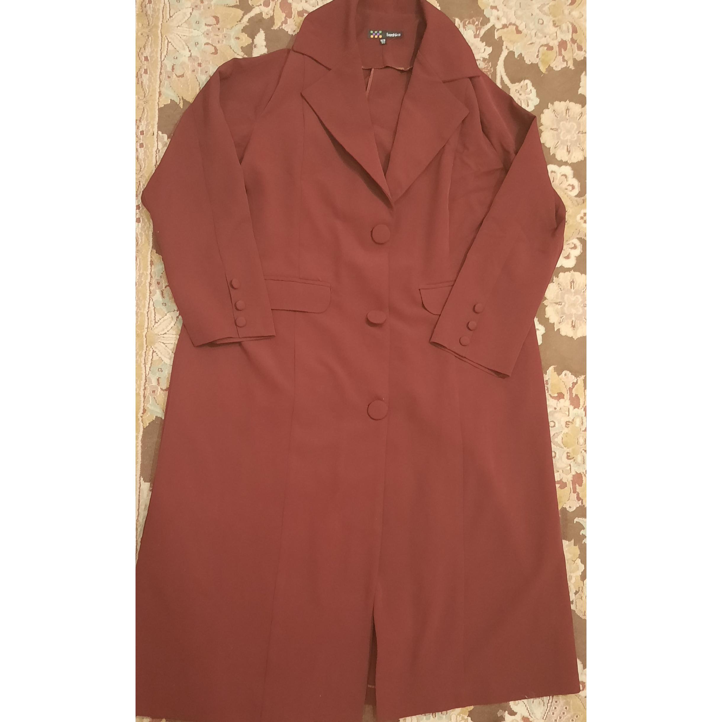 مانتو زرشکی زنانه