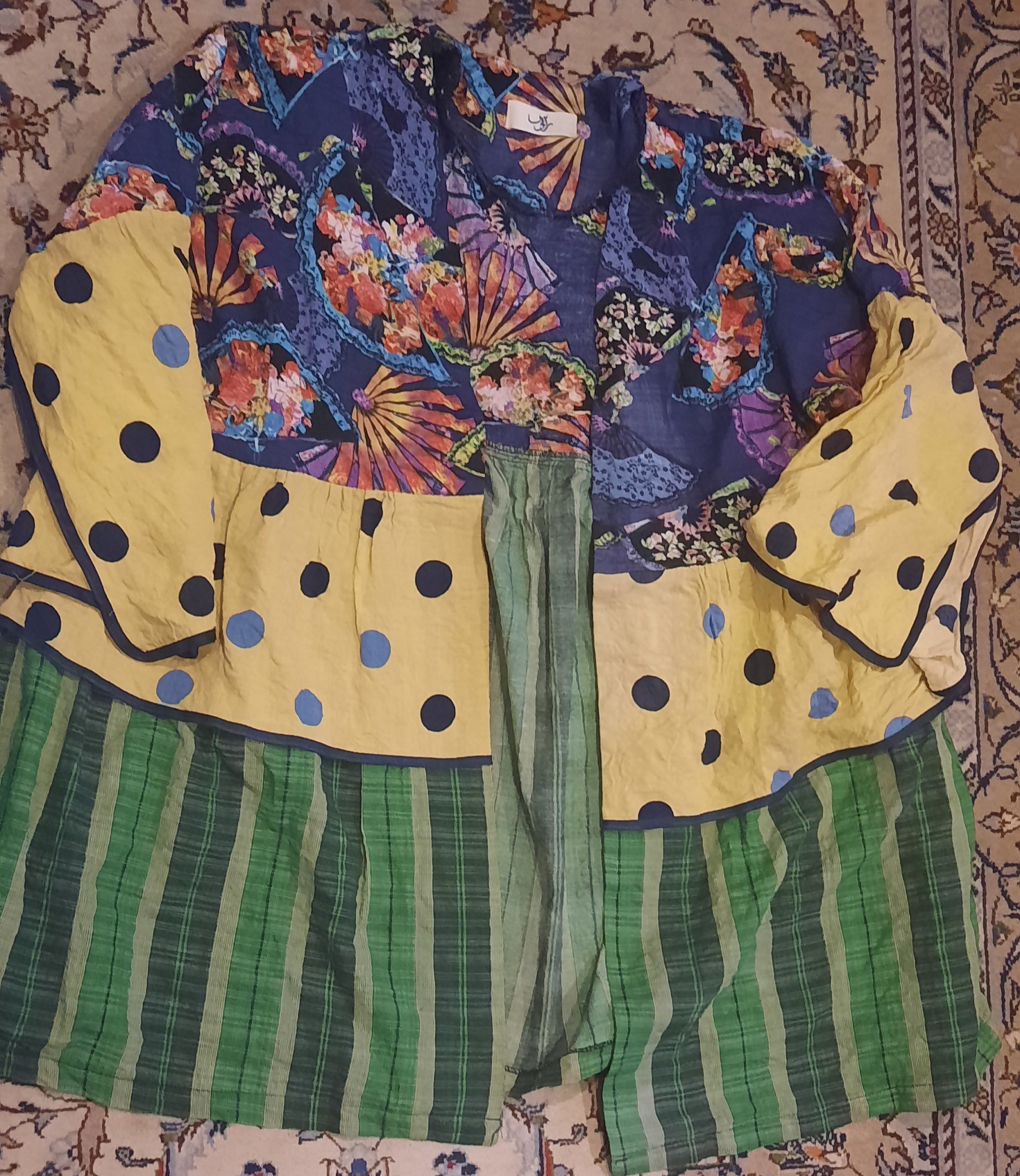 مانتو رنگی کوتاه زنانه