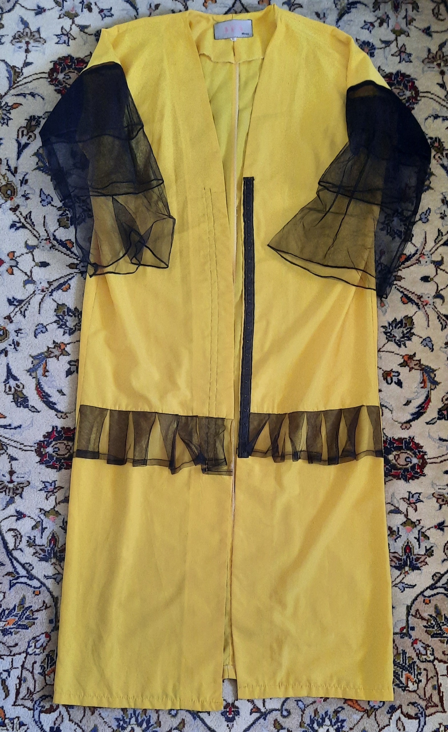 مانتو زرد زنانه