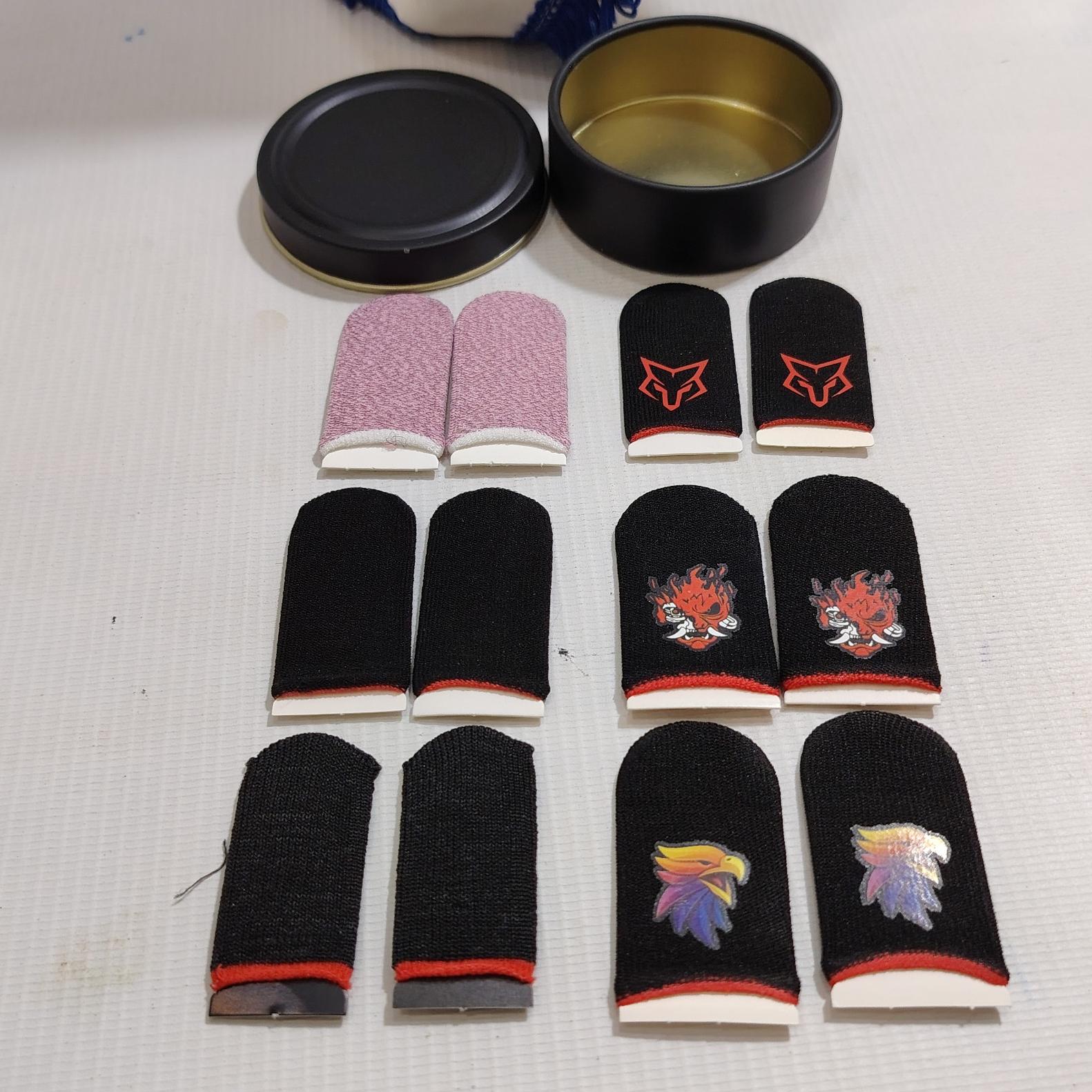 آستین کنترل کننده انگشت با جعبه فلزی 12 عددی