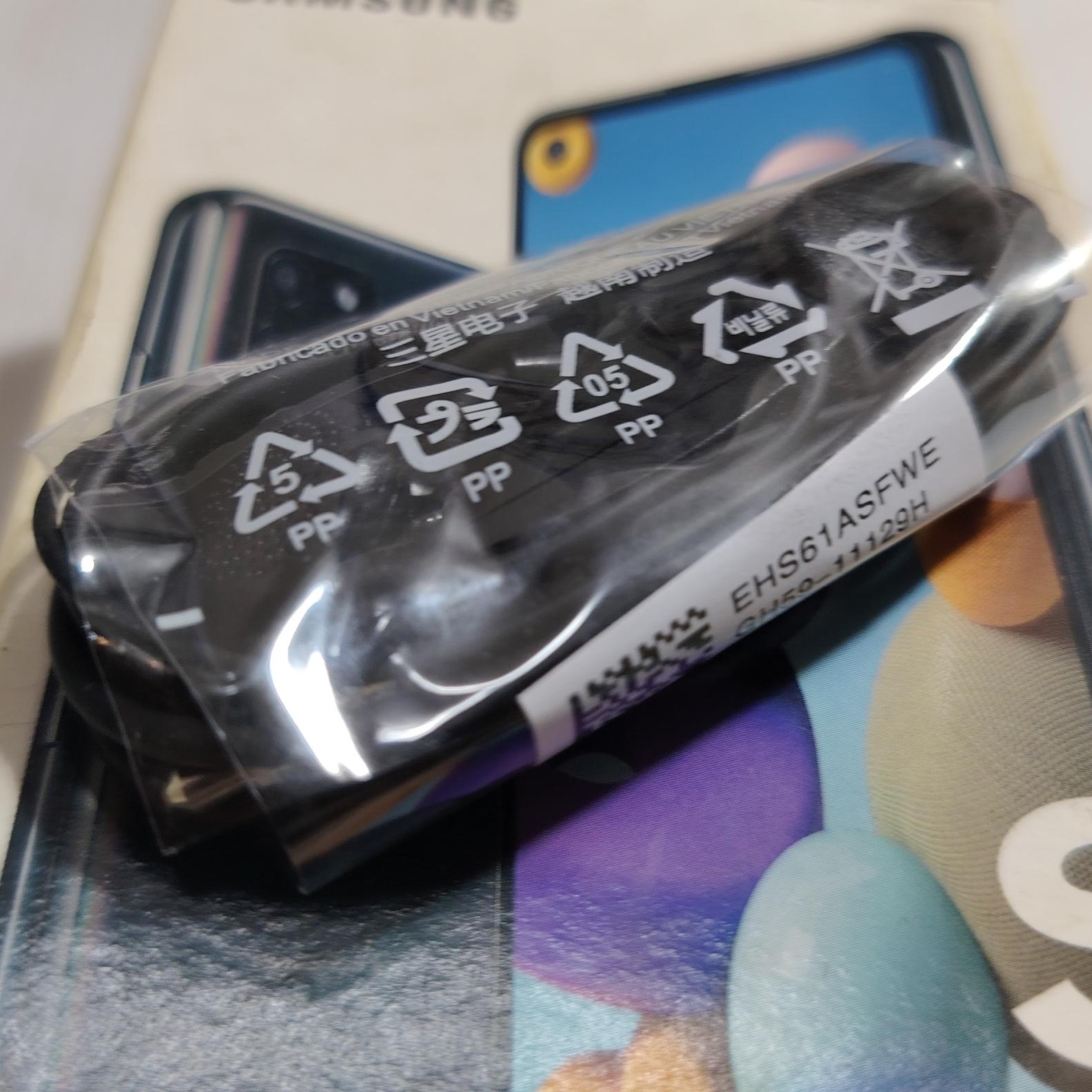 هندزفری سر کارتنی اورجینال سامسونگ A21s