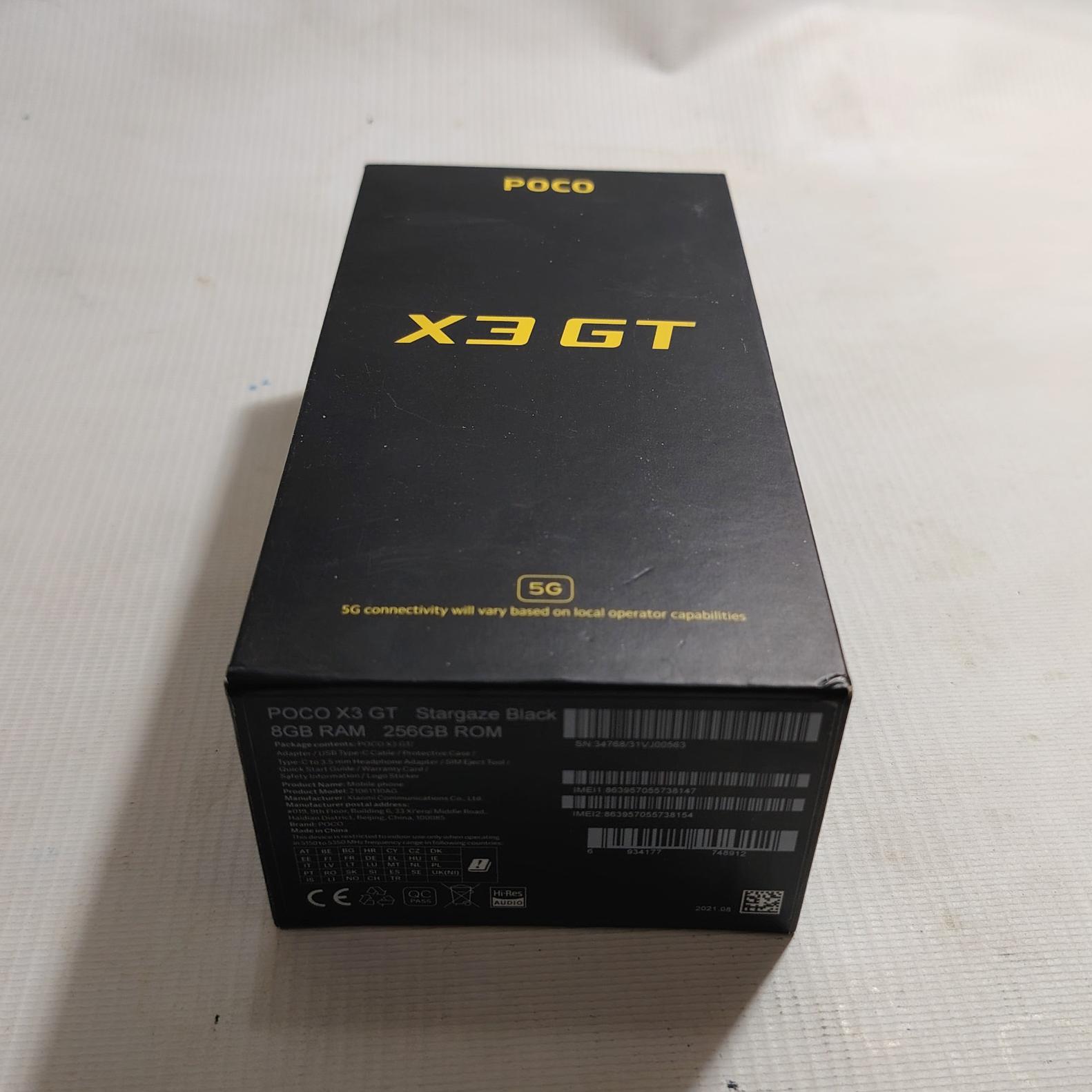 کارتن گوشی موبایل شیائومی پوکو X3 GT