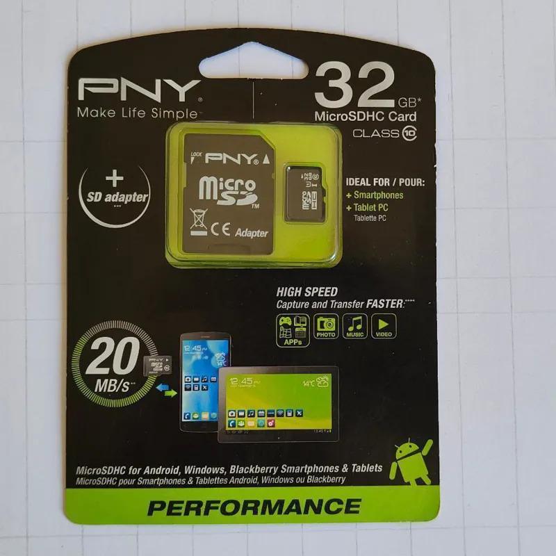 رم میکرو PNY 32G کلاس 10 سرعت 20 مگابایت
