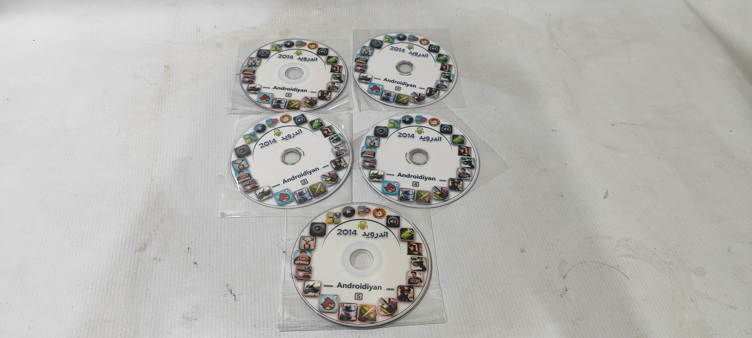 مجموعه بازی نرم افزار 2014 اندروید؛ 5 DVD