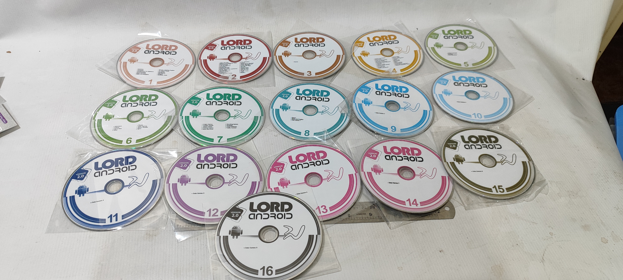 مجموعه بازی نرم افزار لُرد اندروید؛ 16 DVD