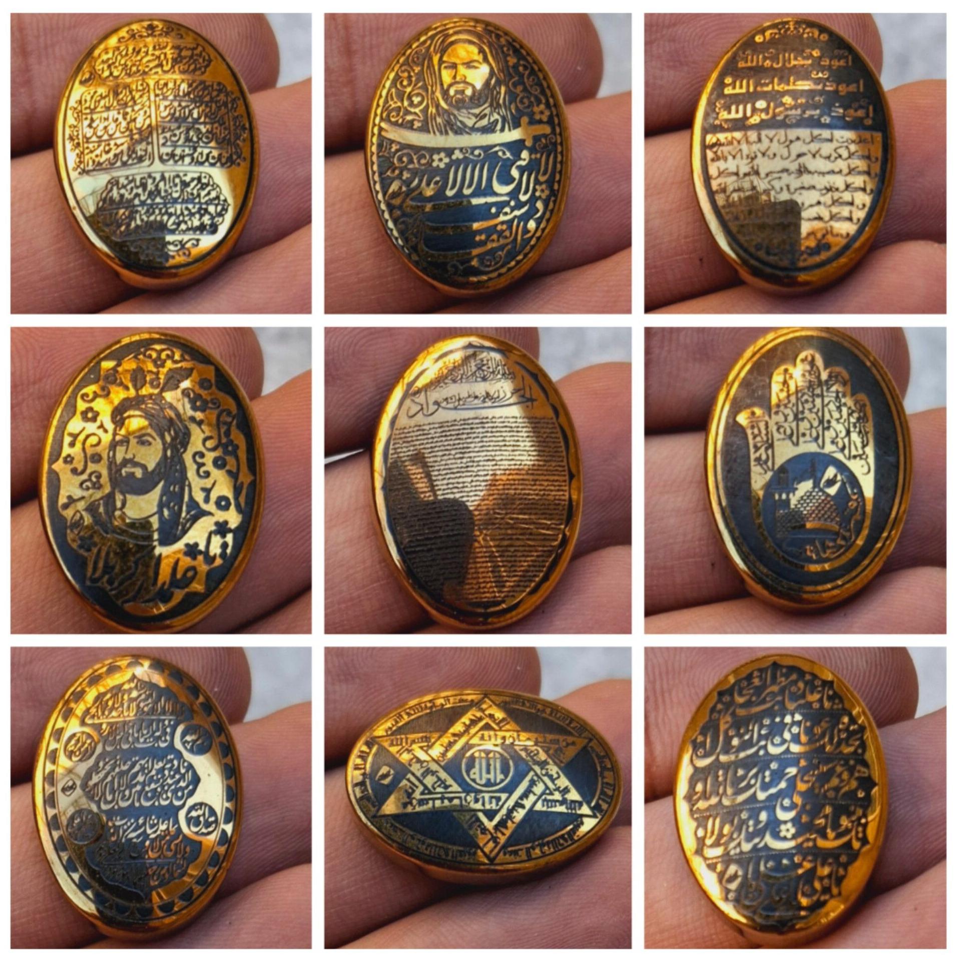 پک 9 عدد حدید طلایی مختلف