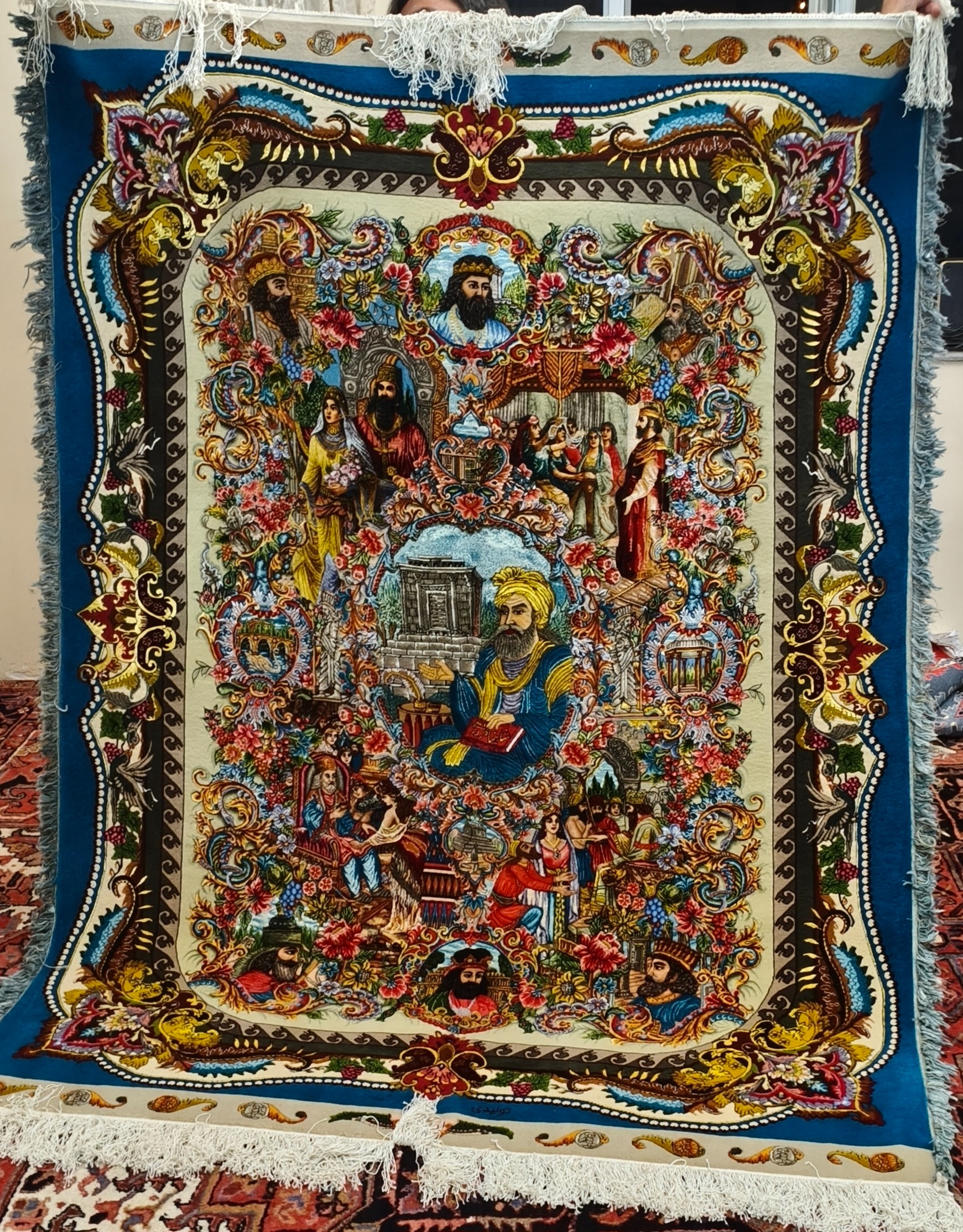 فرش سلاطین دست بافت