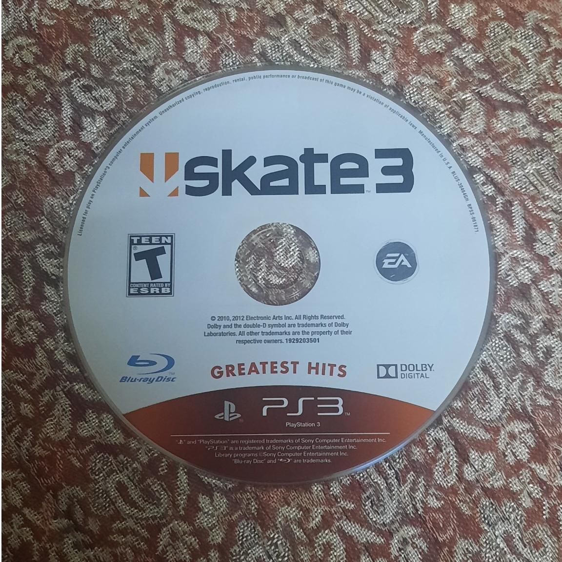 بازی اورجینال SKATE 3 PS3