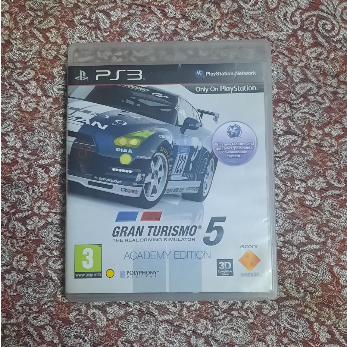 بازی اورجینال GRAN TURISMO ACADEMY EDITION PS3