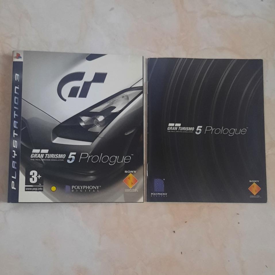 کاور و دفترچه بازی پلی استیشن3 gran turismo5