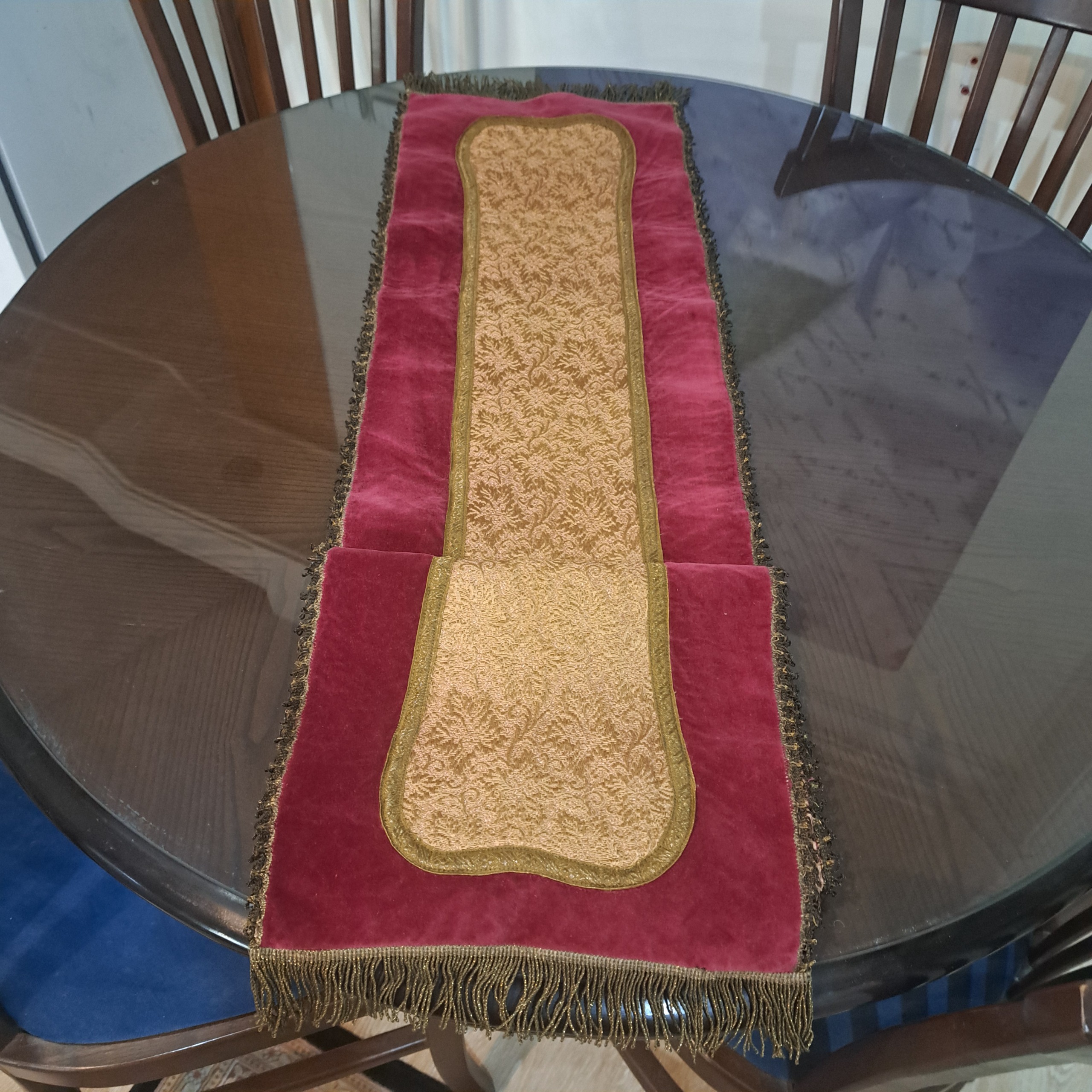 رانر رومیزی مخمل خارجی