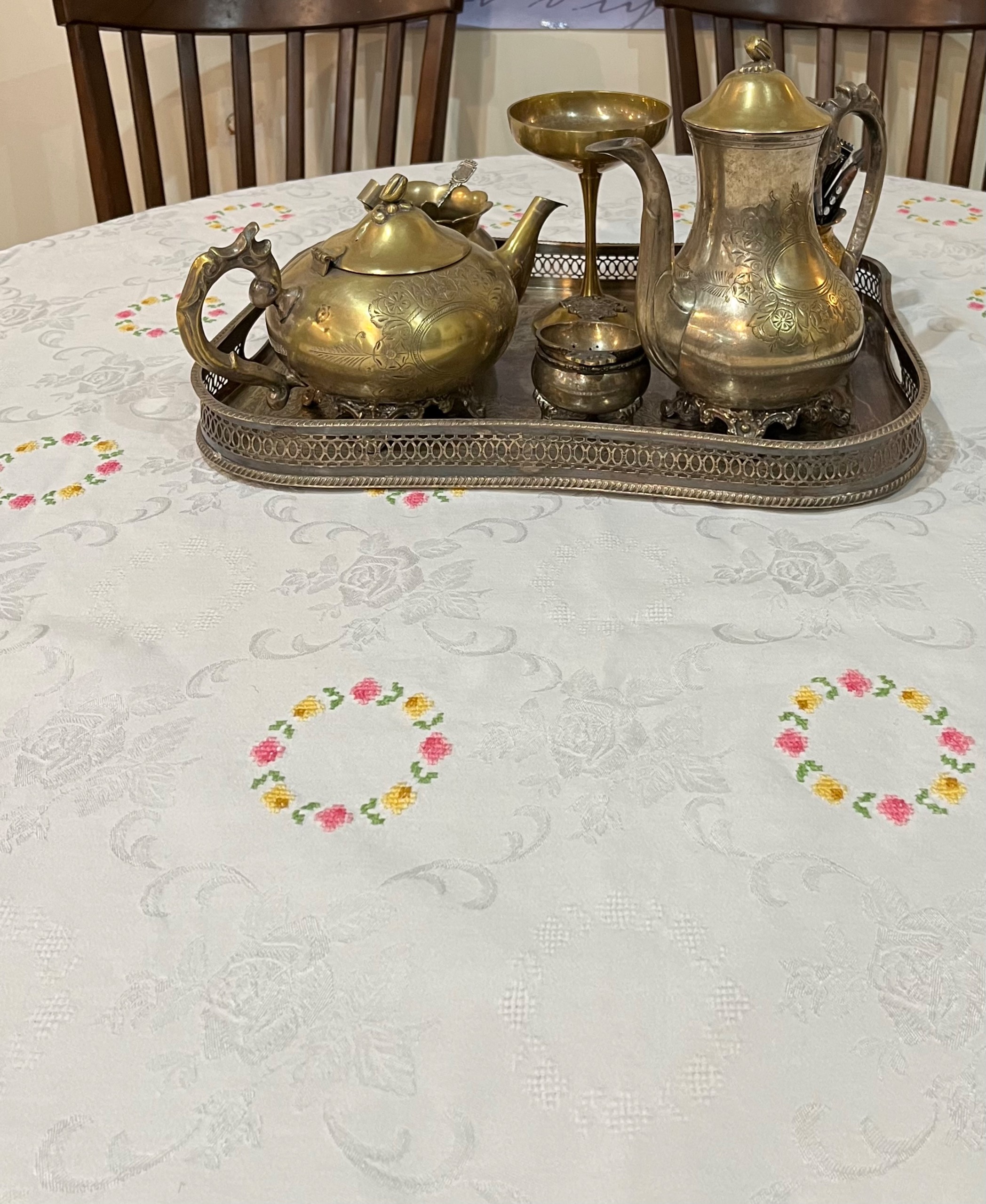 رومیزی شماره دوزی خارجی