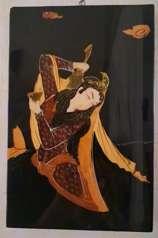 تابلو چوبی قدیمی کمیاب