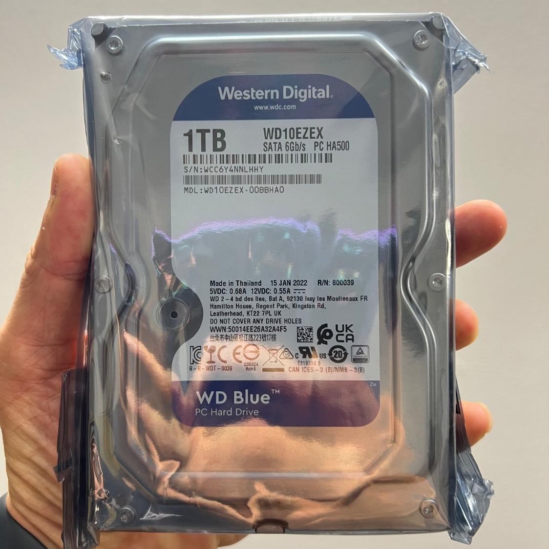 هارد 1ترابایت wd blue آکبند